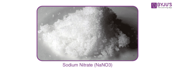 sodium nitrate formula