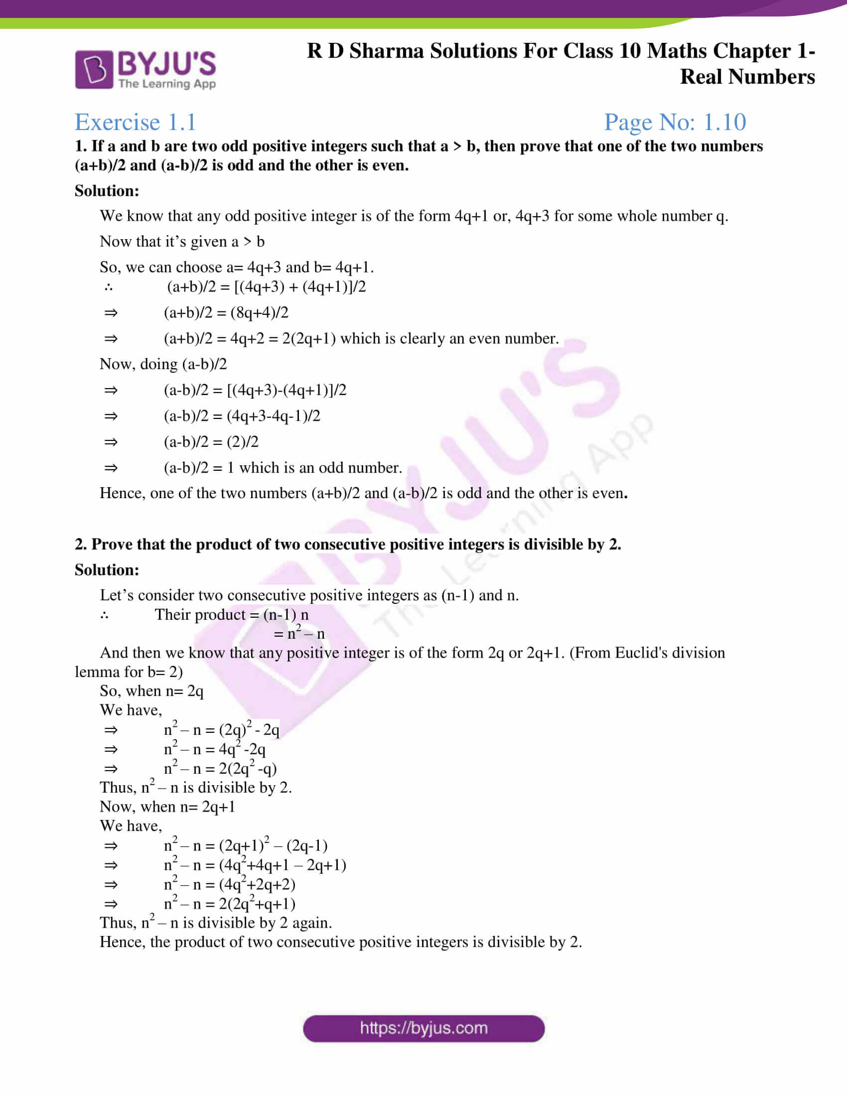 ncert class 10 maths chapter 1 case study questions