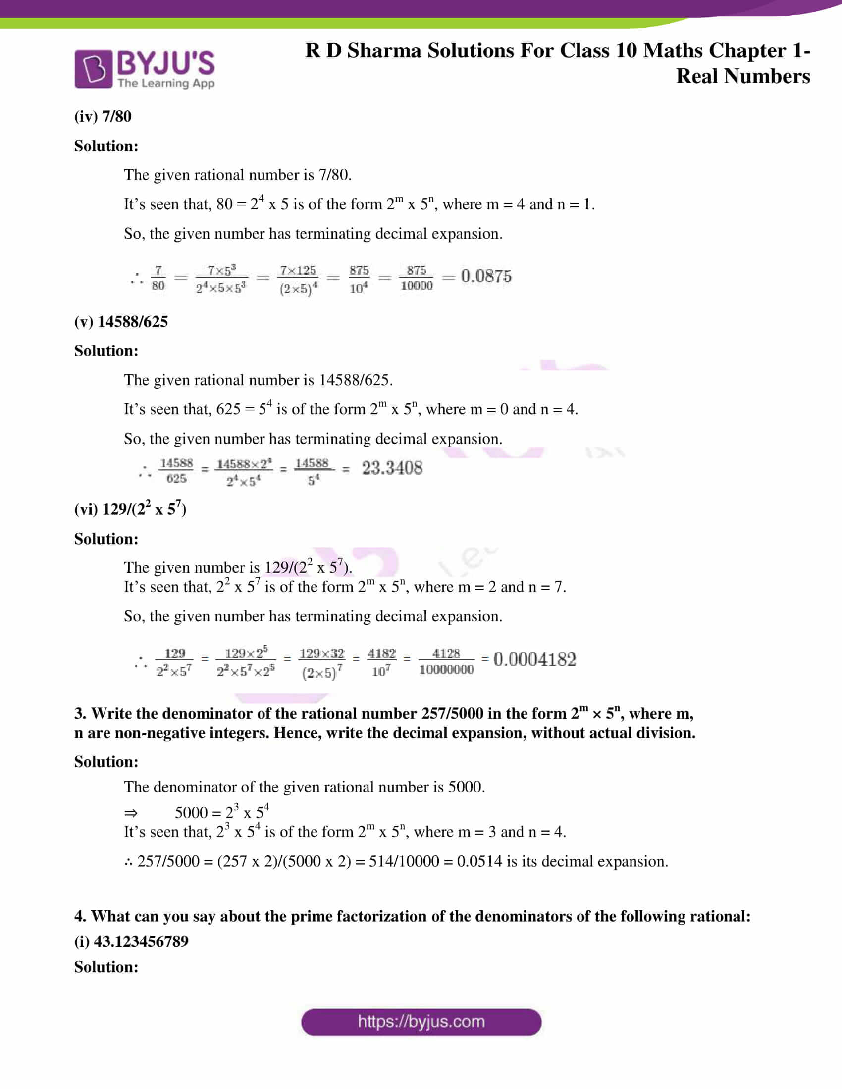 rd sharma class 10 chapter 1 real numbers solutions exercise 6 3