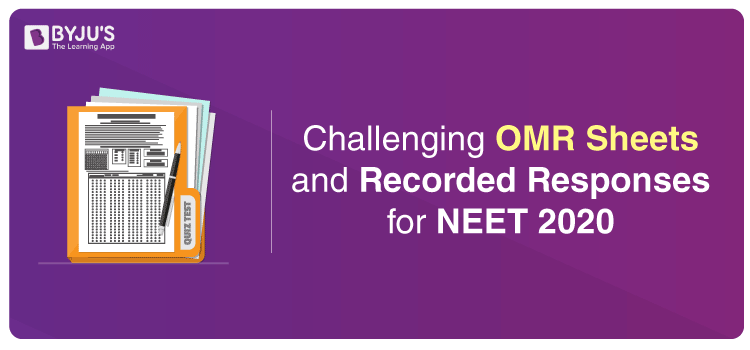 Facility To Challenge OMR Sheets and Recorded Responses