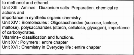 West Bengal Board Class 10 Chemistry Deleted Portion