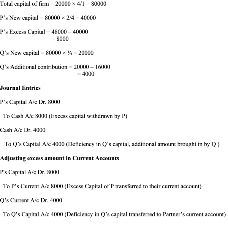Adjustment of Capitals What is Adjustment of Capitals?