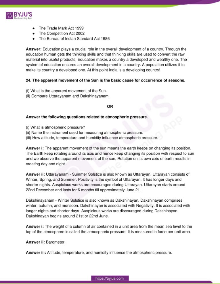 kerala sslc class 10 question paper solutions social science 2020 11