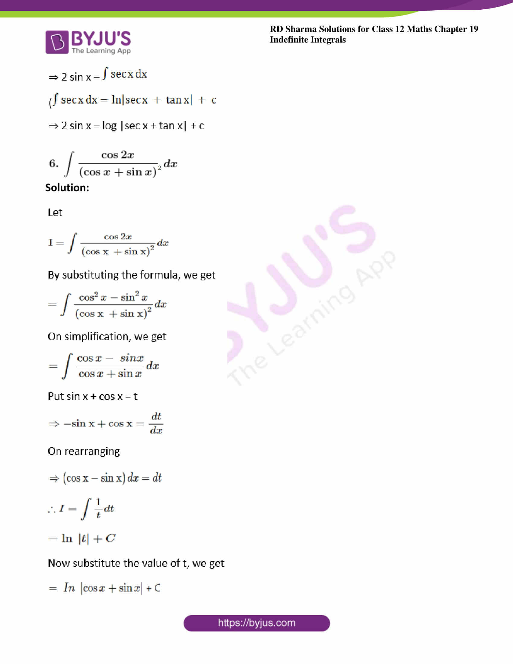 rd sharma class 12 maths solutions chapter 19 ex 8 4