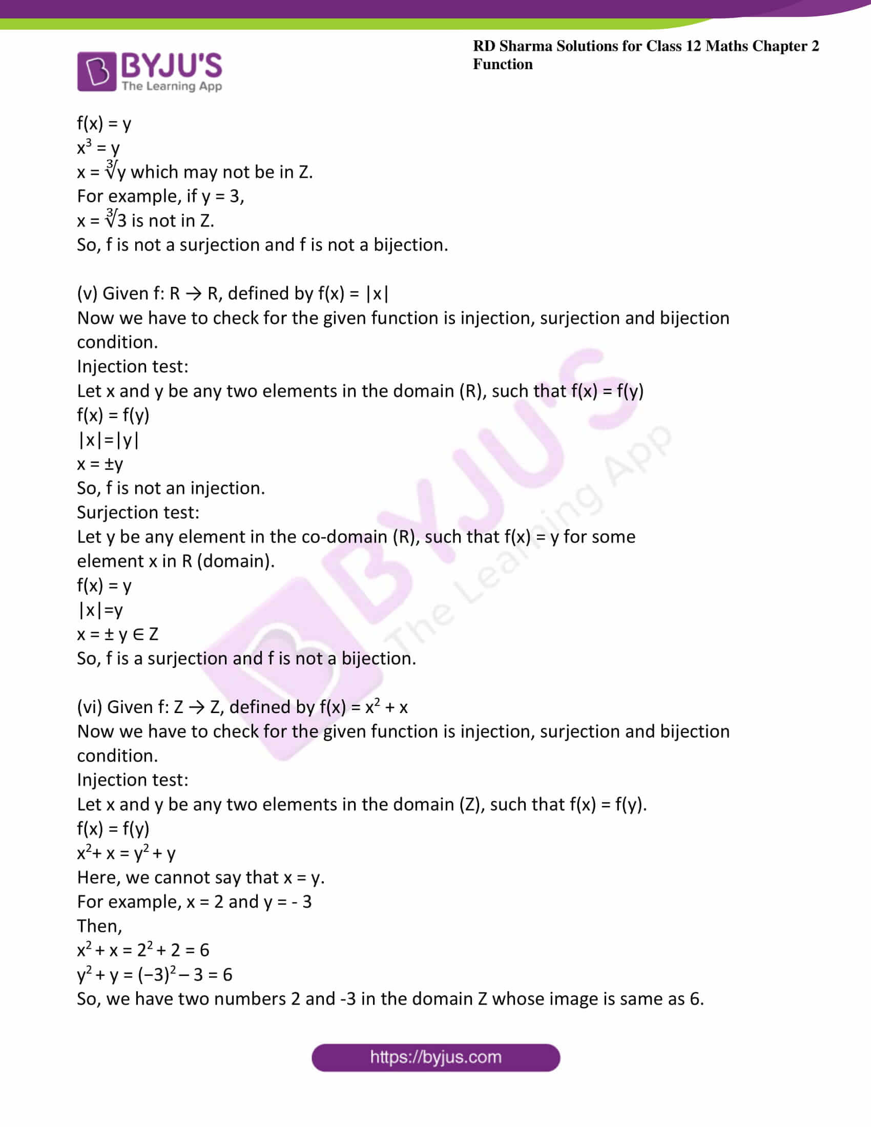 Rd Sharma Solutions For Class 12 Maths Chapter 2 Function Download Free Pdf