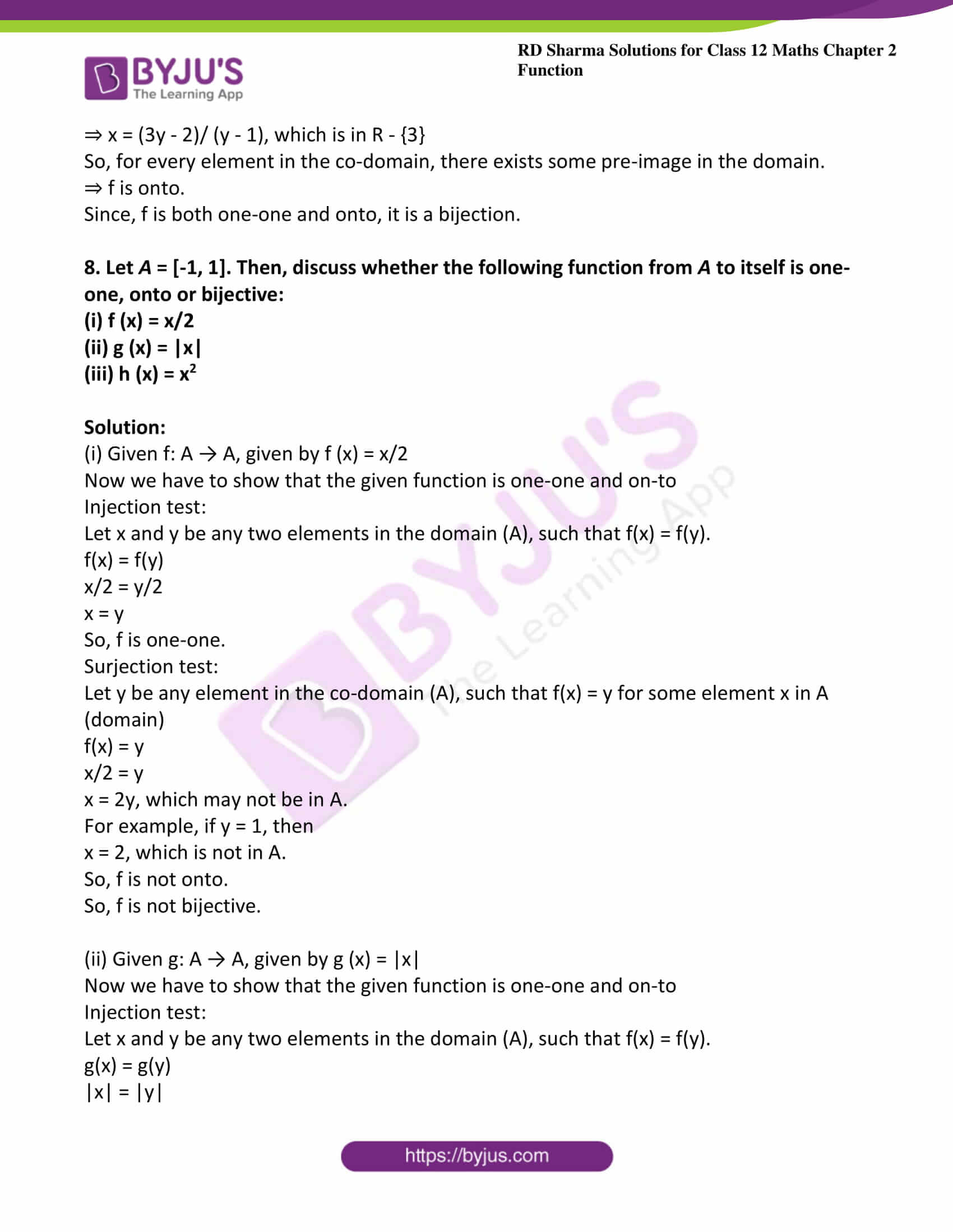 Rd Sharma Solutions For Class 12 Maths Chapter 2 Function Download Free Pdf