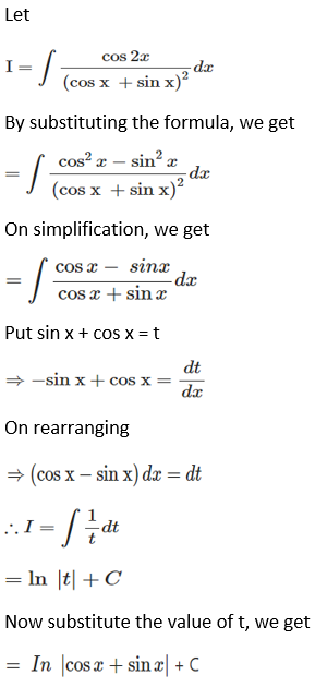 RD Sharma Solutions for Class 12 Updated for 2023-24 Chapter 19 Indefinite  Integrals