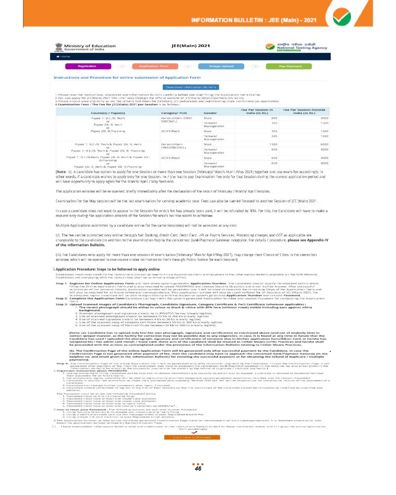 JEE Main 2021 Information Brochure 48