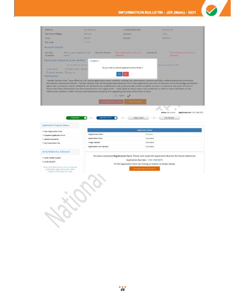 JEE Main 2021 Information Brochure 51