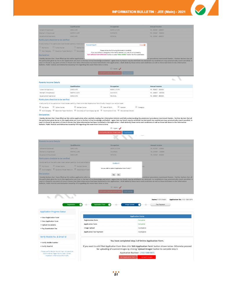 JEE Main 2021 Information Brochure 53