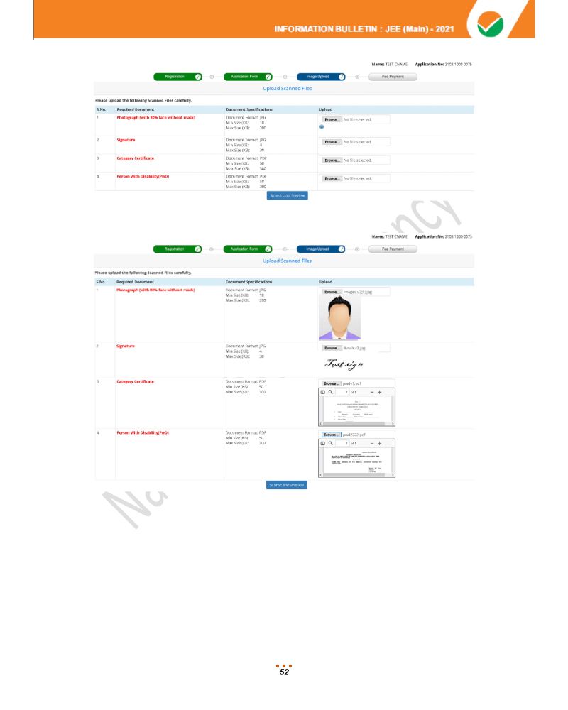 JEE Main 2021 Information Brochure 54