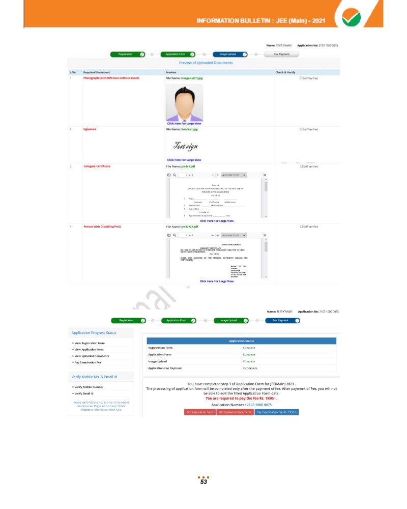 JEE Main 2021 Information Brochure 55