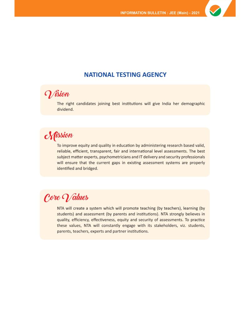 JEE Main 2021 Information Brochure 58