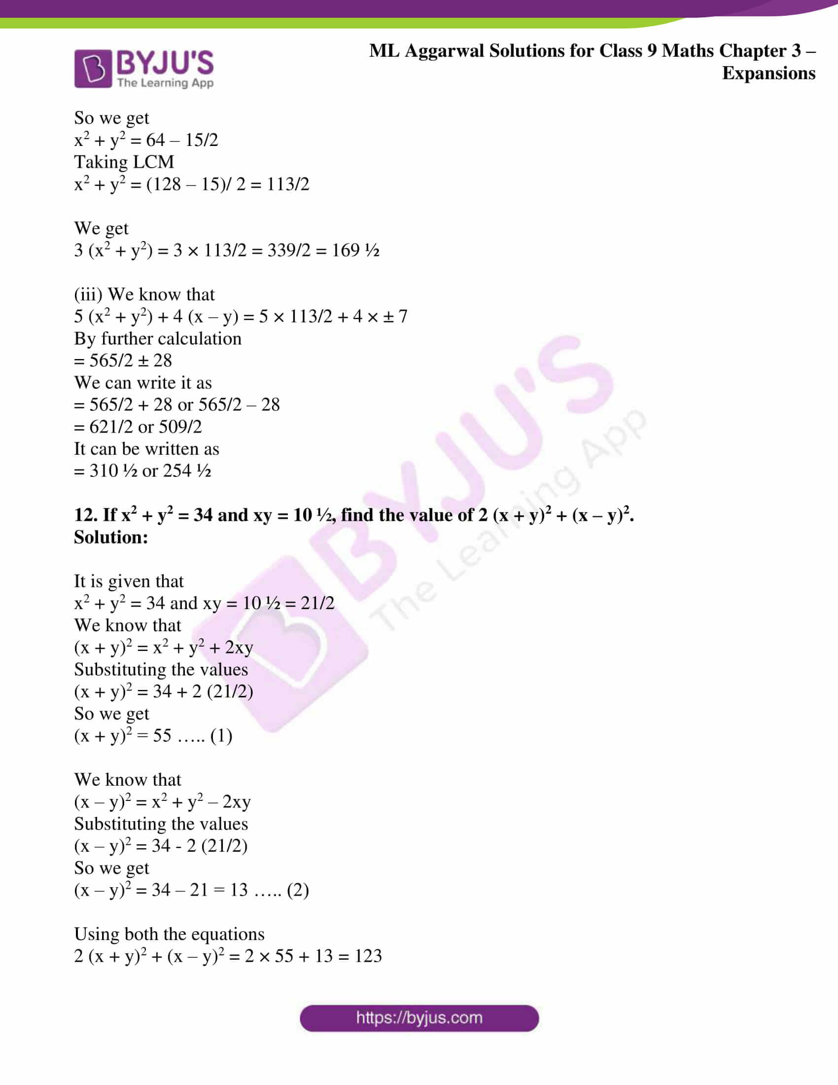 ml aggarwal solutions for class 9 maths chapter 3 25