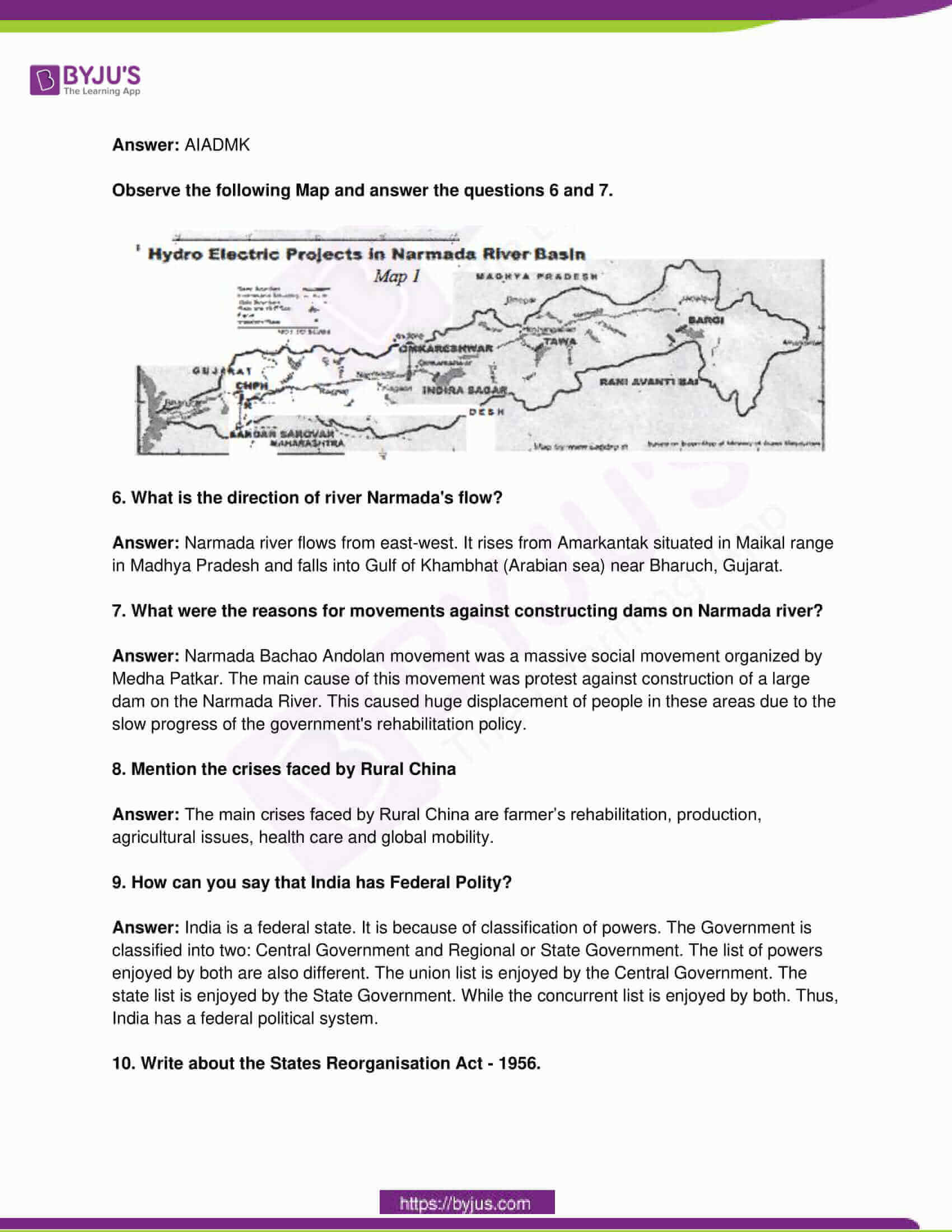 telangana board class 10 social science 2019 paper 2 solutions 2