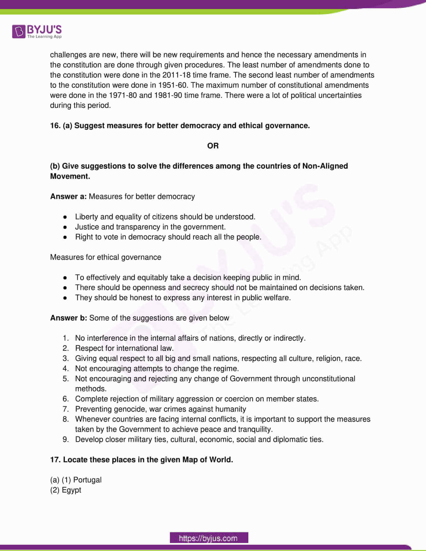 telangana board class 10 social science 2019 paper 2 solutions 6