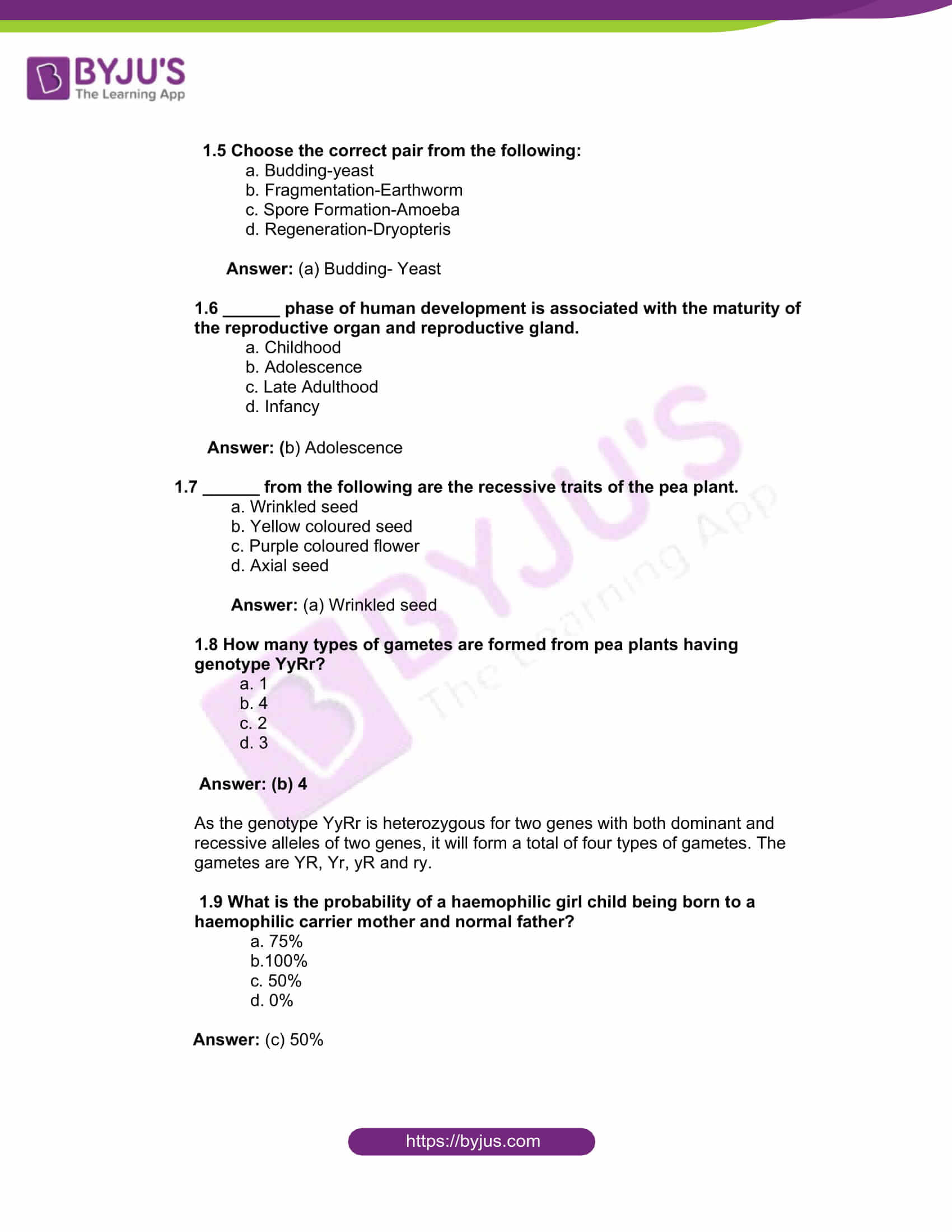west bengal board class 10 life science 2017 solutions 02