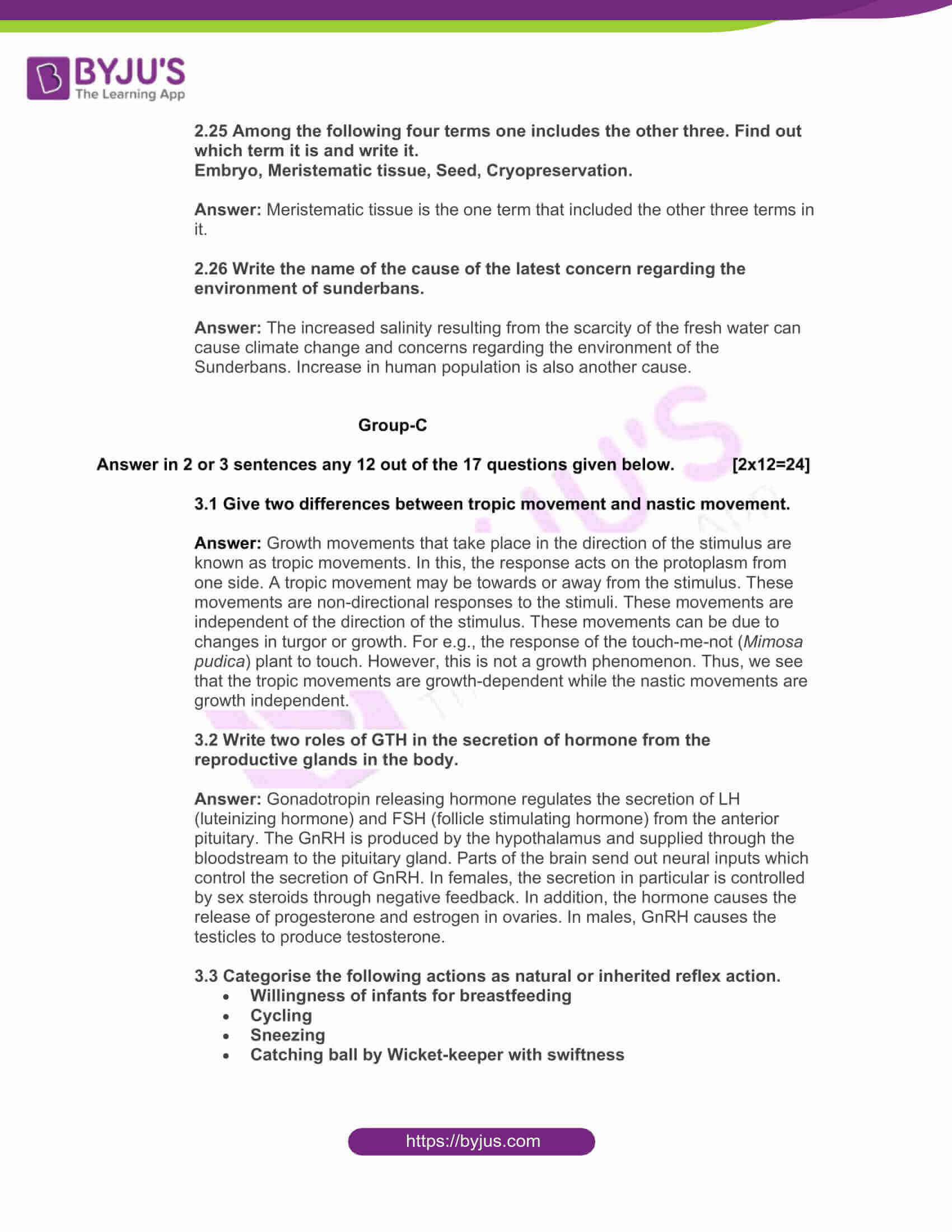 west bengal board class 10 life science 2017 solutions 07