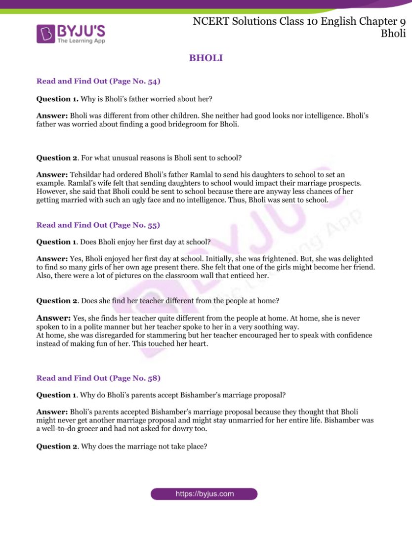 ncert-solutions-class-10-english-supplementary-chapter-9-1