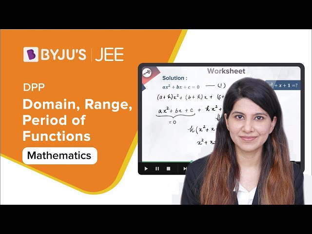 Domain, Range, Period of Functions