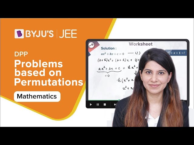 example of problem solving permutation