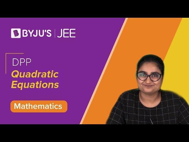 problem solving about quadratic equation with solution