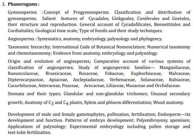 UPSC Botany Optional Paper 1 Syllabus (2)