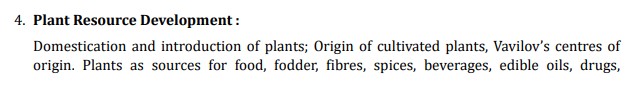 UPSC Botany Optional Paper 1 Syllabus (3)