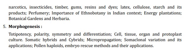 UPSC Botany Optional Paper 1 Syllabus (4)