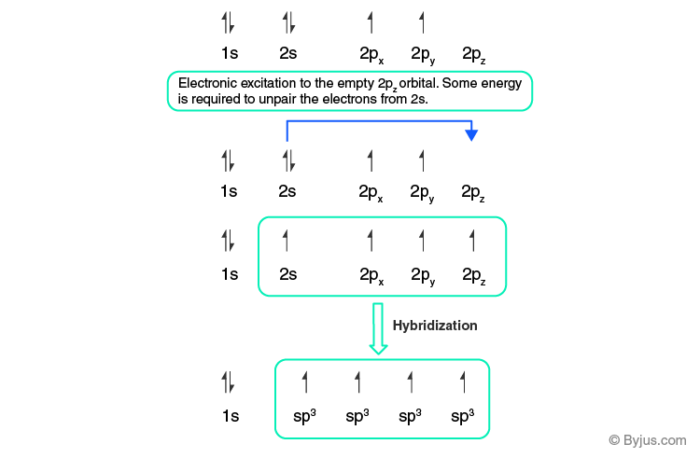 Valency of Carbon Tetravalency Hybridization Catenation with