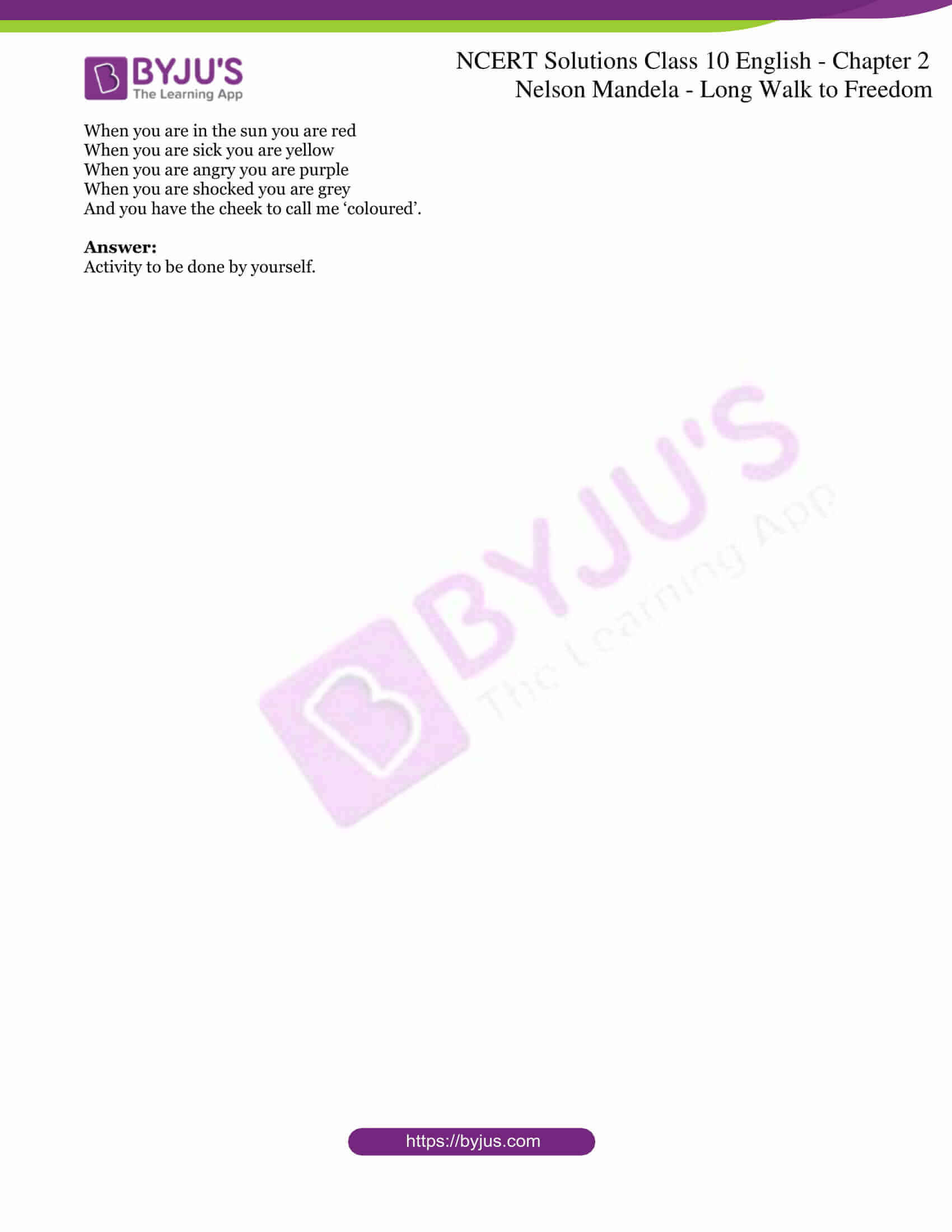 Ncert Solutions First Flight Class 10 English Chapter 2 11