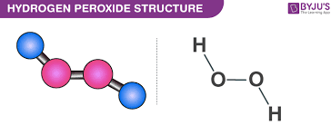 hydrogen peroxide molecule model