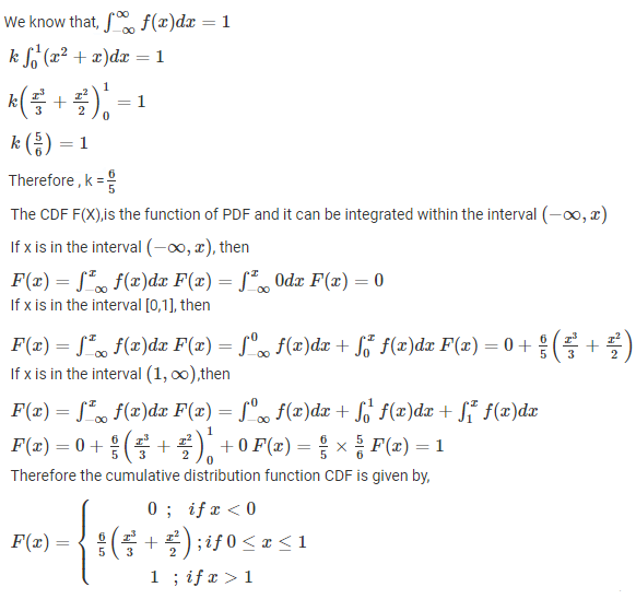 Cumulative Distribution Function Definition Formulas Properties 