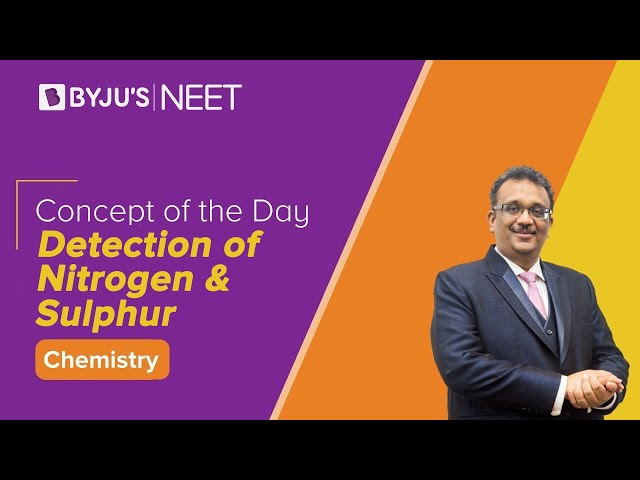 Daily Quiz Detection of Nitrogen & Sulphur