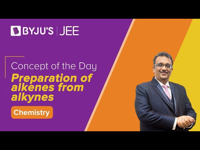 Preparation of alkenes from alkynes