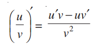 quotient rule formula