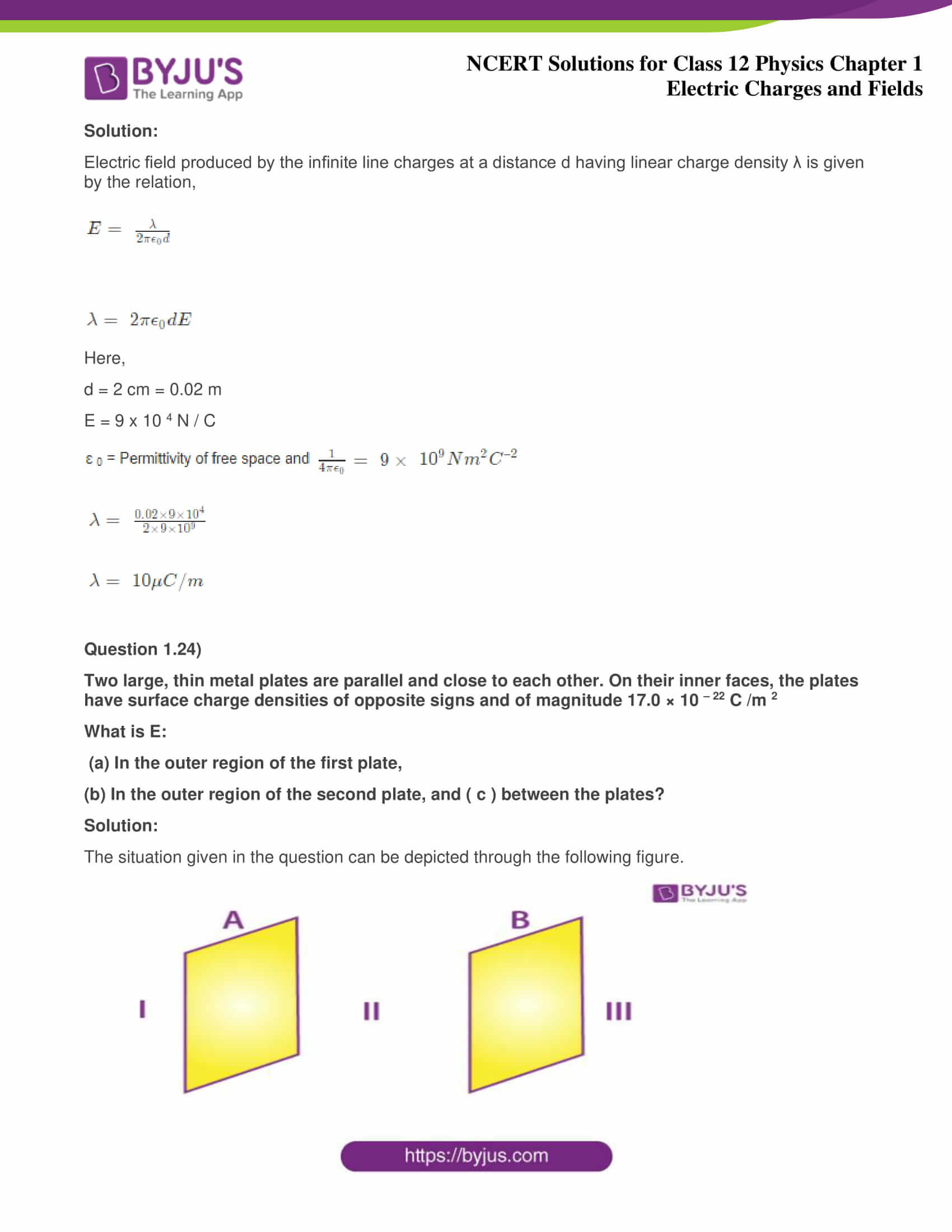 Chapter 1 Electric Charges And Fields Handwritten Notes Class 12th