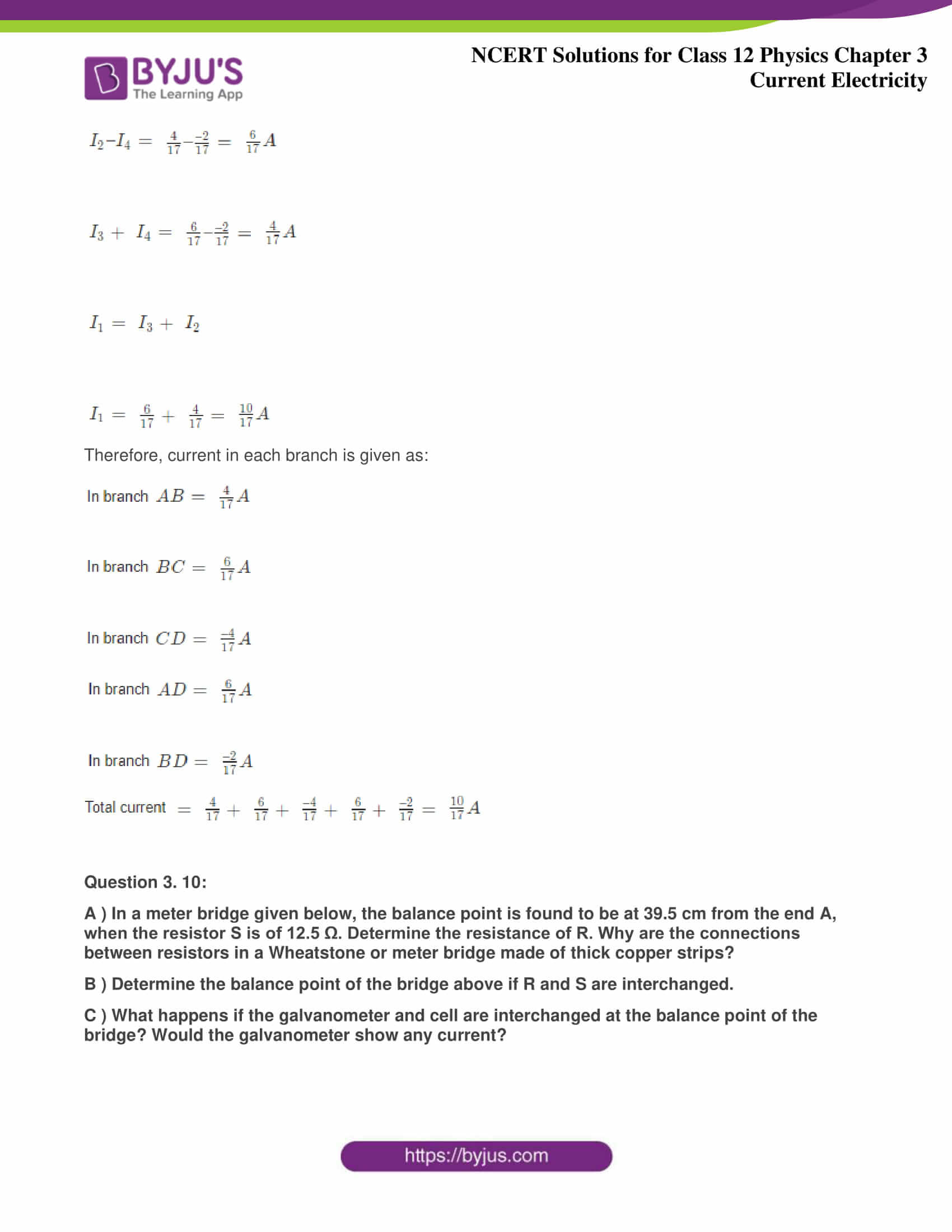 Ncert solutions for class 12 physics chapter 3 current electricity