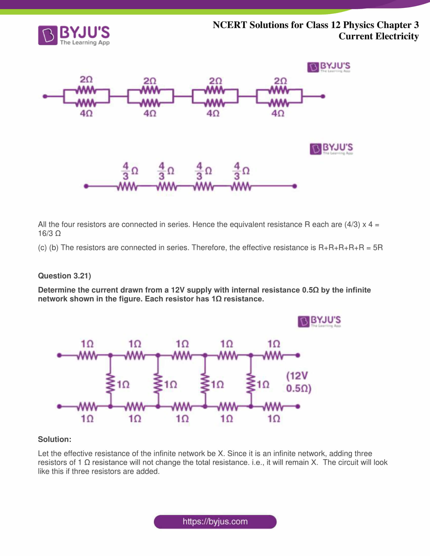 Ncert solutions for class 12 physics chapter 3 current electricity