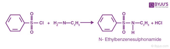 Hinsberg Reaction for Primary Amines