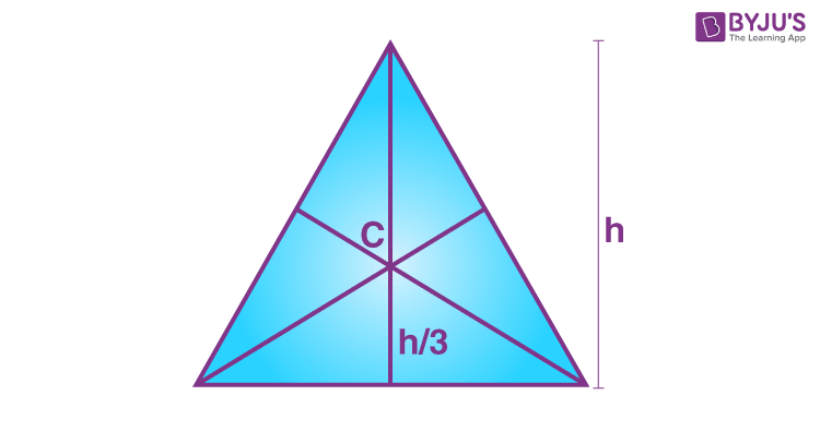 centre of mass of triangle