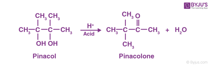 Pinacol Pinacolone Rearrangement Reaction