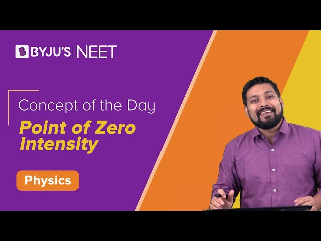 Point of Zero Intensity