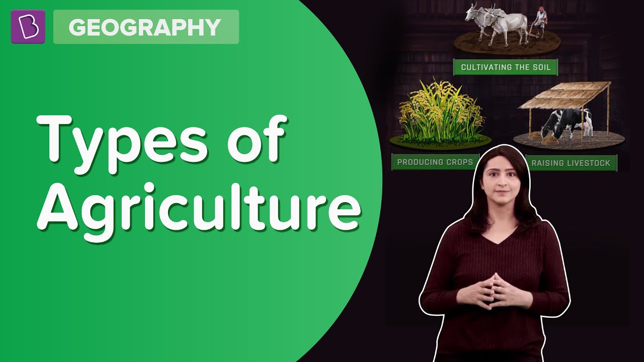 Write a note on the types of agriculture. - Maths Q&A