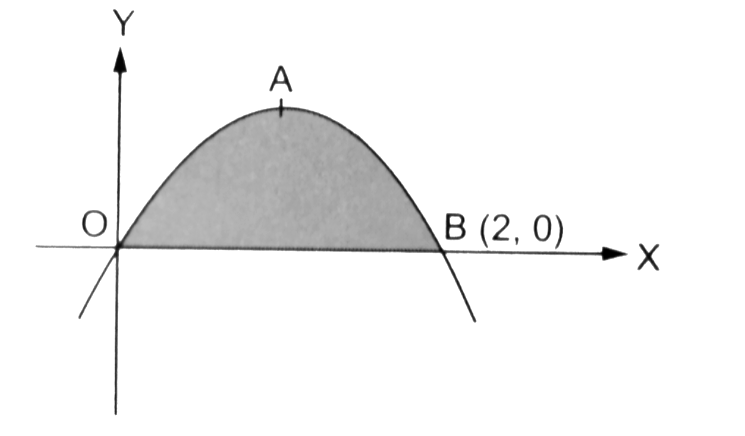 The Area Of The Region Bounded By Y 2x X 2 And The X Axis Is