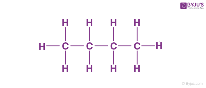 structural formula for isobutane