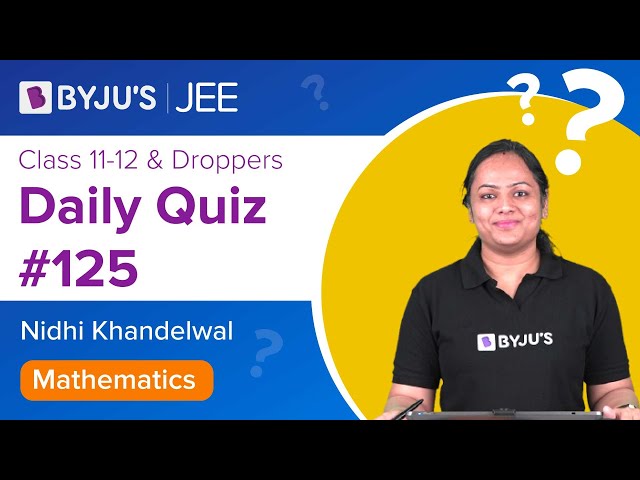 Daily Quiz 125 Maths BYJUS