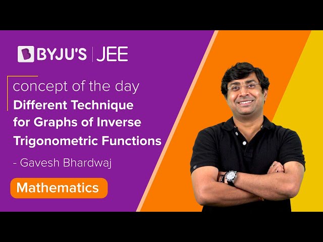 Different Technique for Graphs of Inverse Trigonometric Functions 