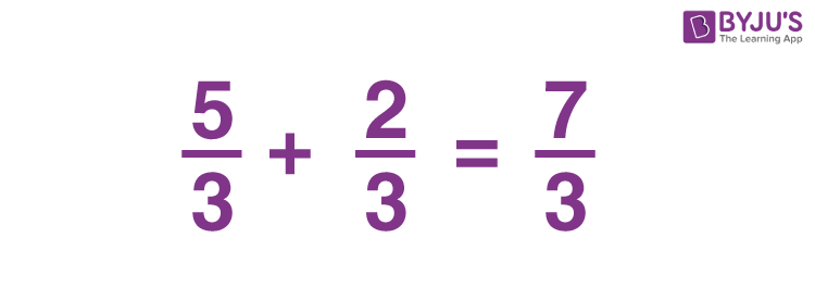 Addition Of Fractions Adding Like And Unlike Fractions With Examples 