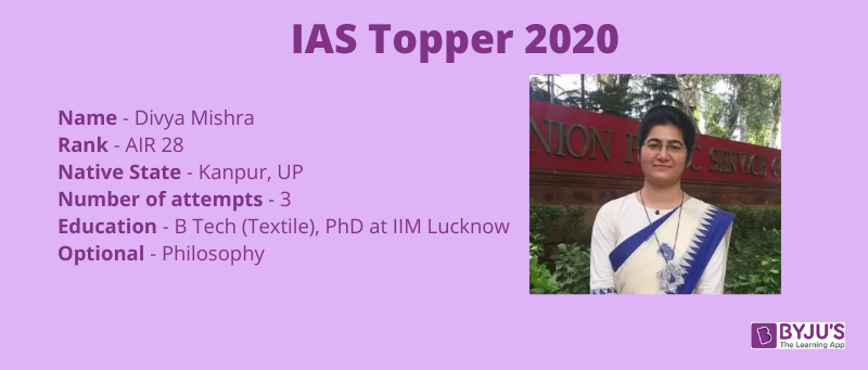 IAS Topper 2020 AIR 28